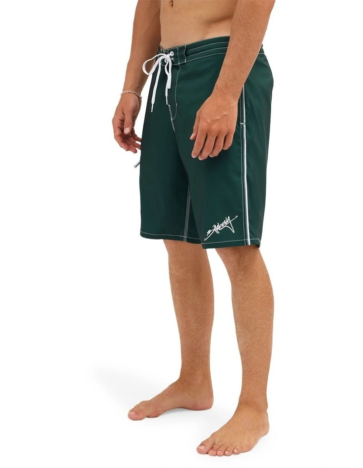Piped Lo Tide 20 Inch Boardshorts In Field Green image 3