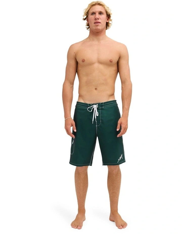 Piped Lo Tide 20 Inch Boardshorts In Field Green image 5