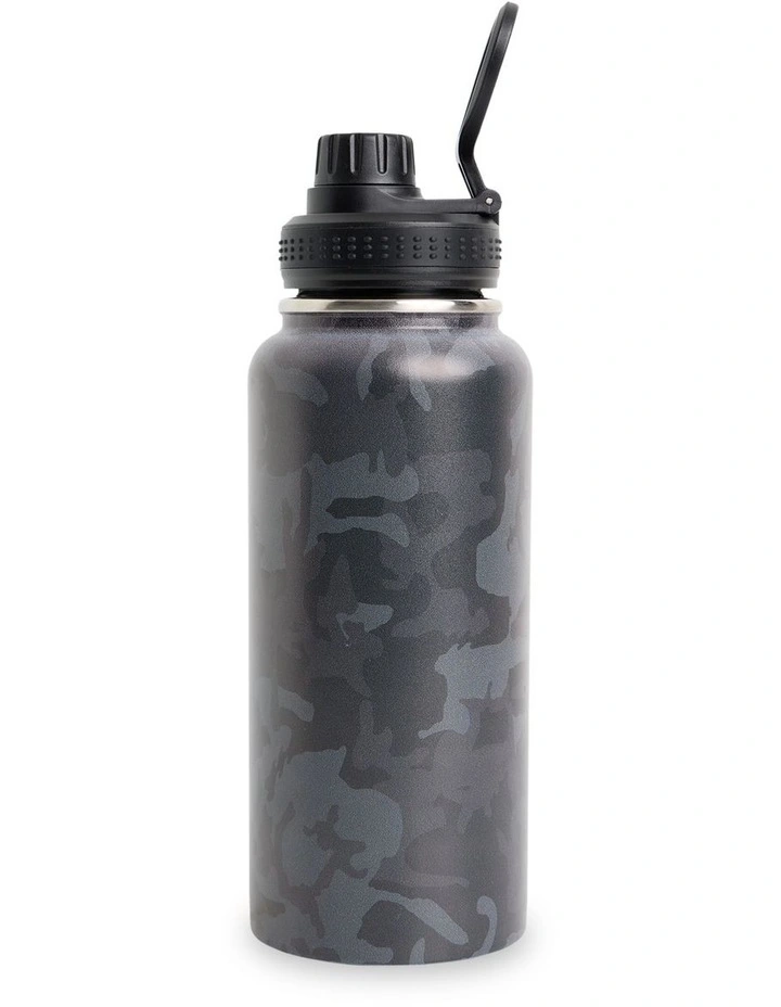 Strike Mission 1L Water Bottle In Black/Camo image 3