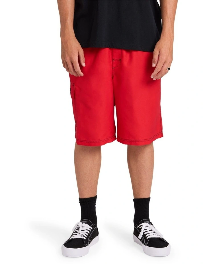 Throw On 22 Inch Boardshorts In Red Core image 1