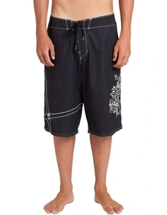 Immortal Pin OG 23 Inch Boardshorts In Black