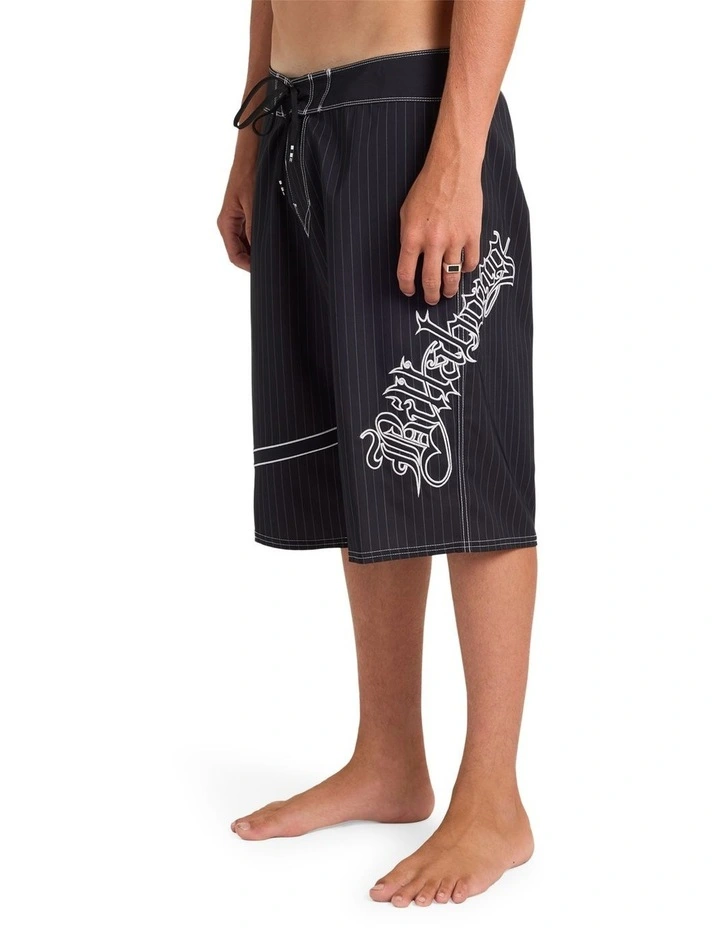 Immortal Pin OG 23 Inch Boardshorts In Black image 3