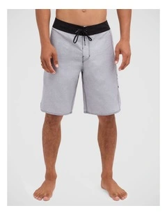 Shadow Cut OG 20 Inch Boardshorts In Grey Heather
