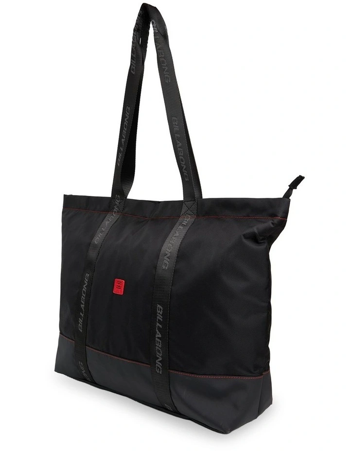 Strike Mission Tote Bag In Black image 3