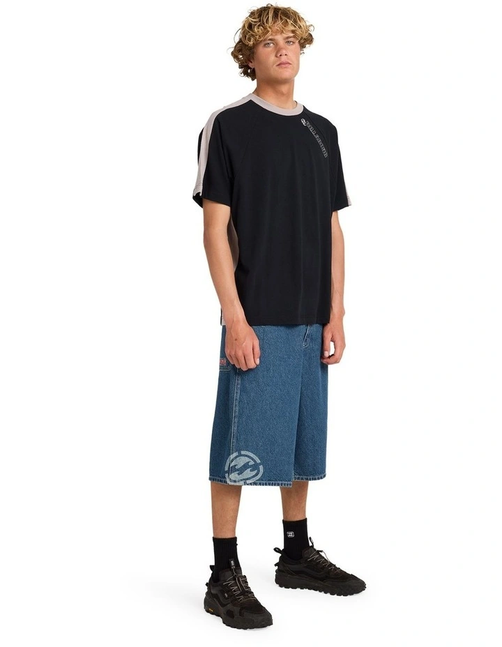 Spec 73 Baggy Denim Shorts In Ocean Wash image 5