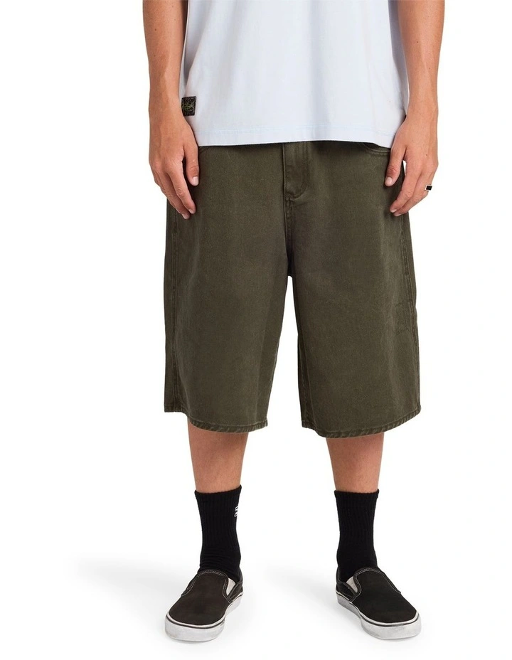 Immortal Baggy Denim Shorts In Bong Water Wash image 1
