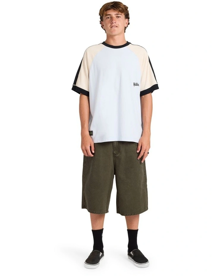 Immortal Baggy Denim Shorts In Bong Water Wash image 5