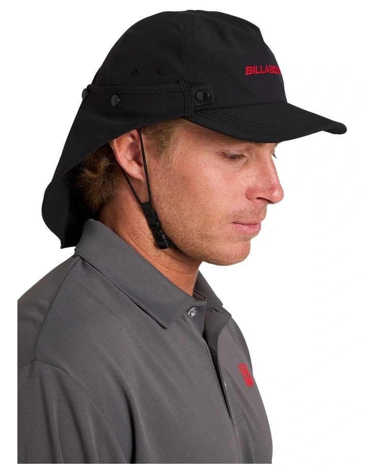 Strike Mission Surf Cap In Black image 7