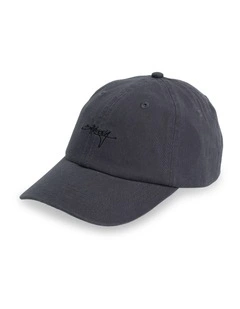 Script Lad Cap In Aged Indigo