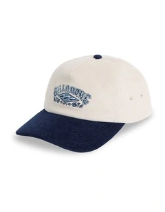 Heritage Snapback Cap In Off White