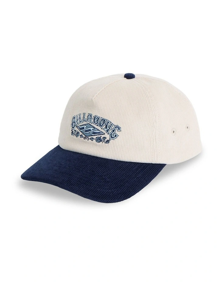 Heritage Snapback Cap In Off White image 1