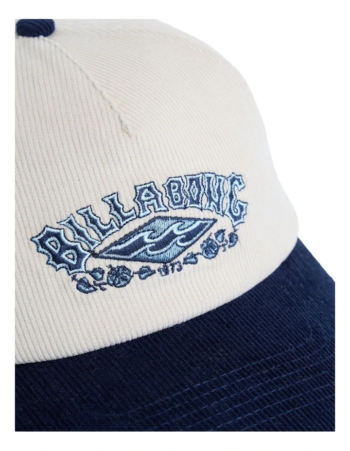 Heritage Snapback Cap In Off White image 3