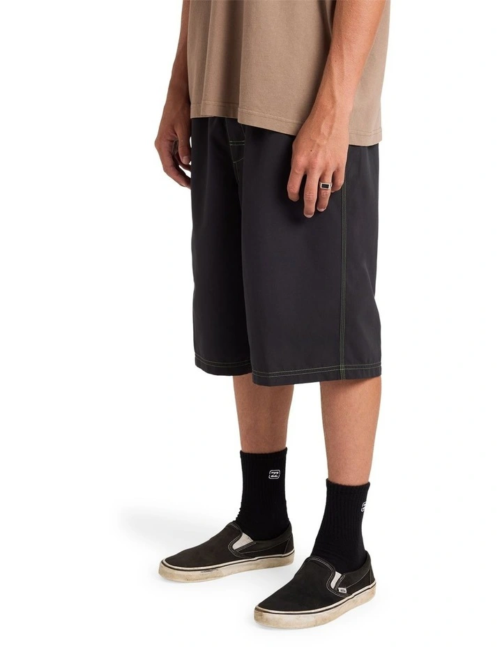 Immortal Throw On 23 Inch Boardshorts In Black image 3