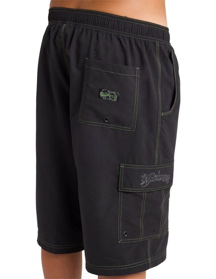 Immortal Throw On 23 Inch Boardshorts In Black image 4