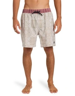 Eastcoast Layback 20 Inch Boardshorts In Sand Khaki