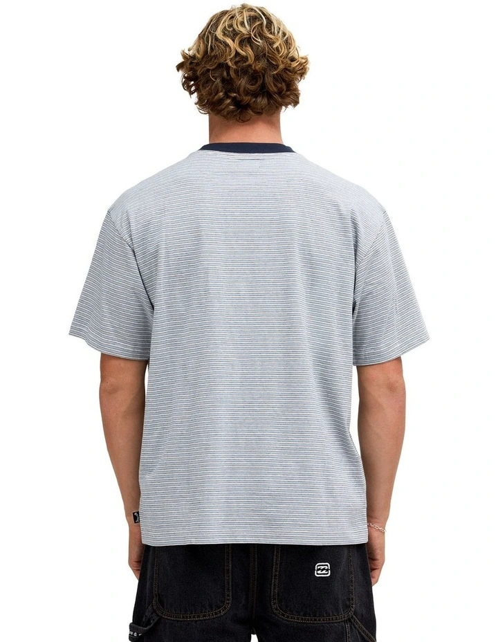 Absense Stripe Shirt In Fog Gray image 2