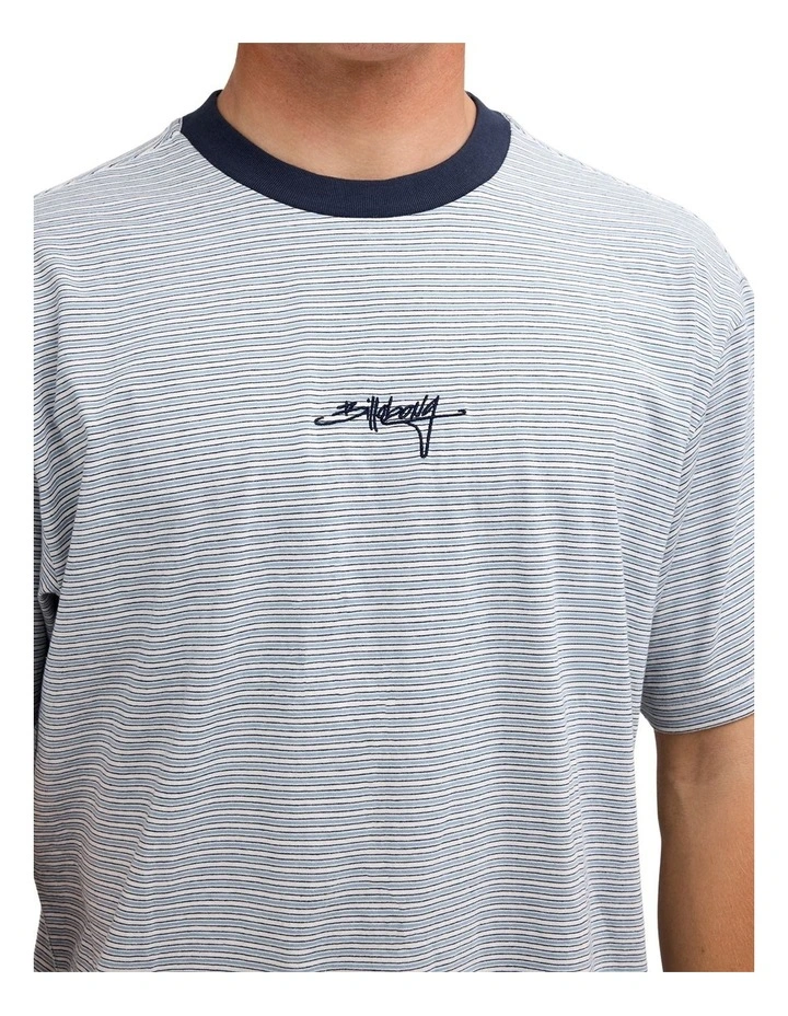 Absense Stripe Shirt In Fog Gray image 4