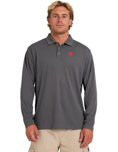 Strike Mission Fisho Long Sleeve Rashguard In Pewter