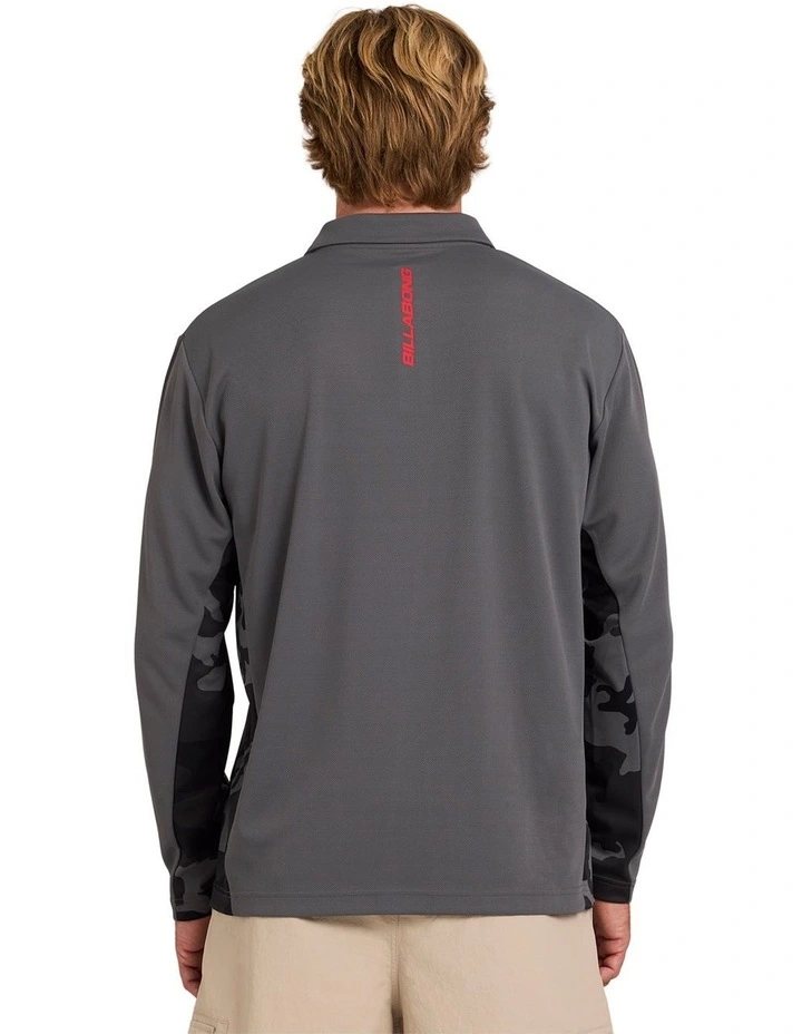 Strike Mission Fisho Long Sleeve Rashguard In Pewter image 2
