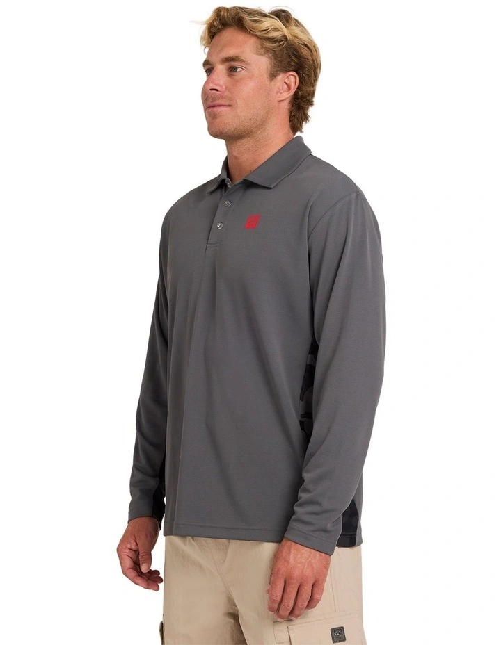 Strike Mission Fisho Long Sleeve Rashguard In Pewter image 3