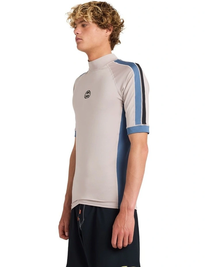 Spec 73 Panel UPF 50 Rashguard In Ash image 3
