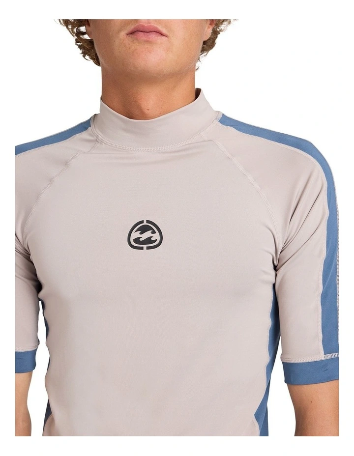 Spec 73 Panel UPF 50 Rashguard In Ash image 4