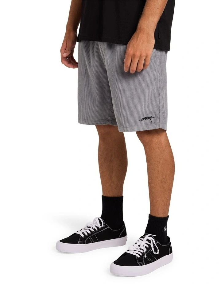 Larry Corduroy Walkshorts In Alloy image 3