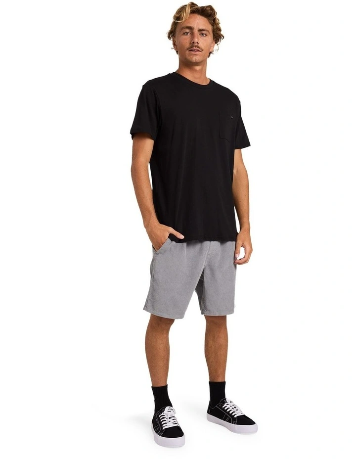 Larry Corduroy Walkshorts In Alloy image 5