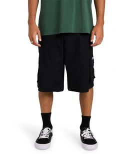 Script Cargo Shorts In Black