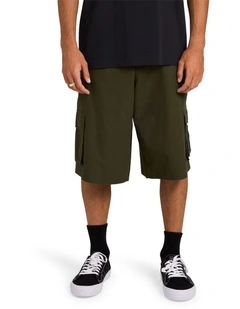 Script Cargo Shorts In Dark Military