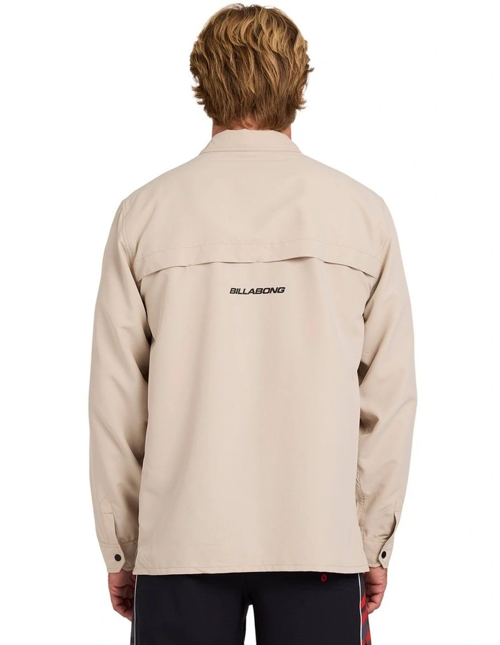 Strike Mission Traveller Long Sleeve T-Shirt In Bone image 2