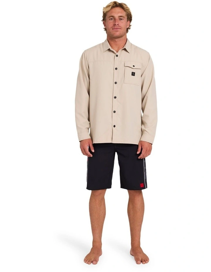 Strike Mission Traveller Long Sleeve T-Shirt In Bone image 6