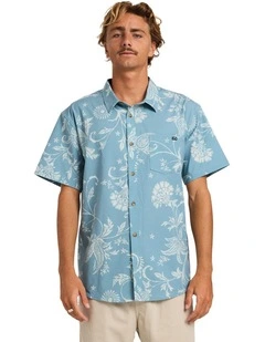 Cabana T-Shirt In Blue Fog