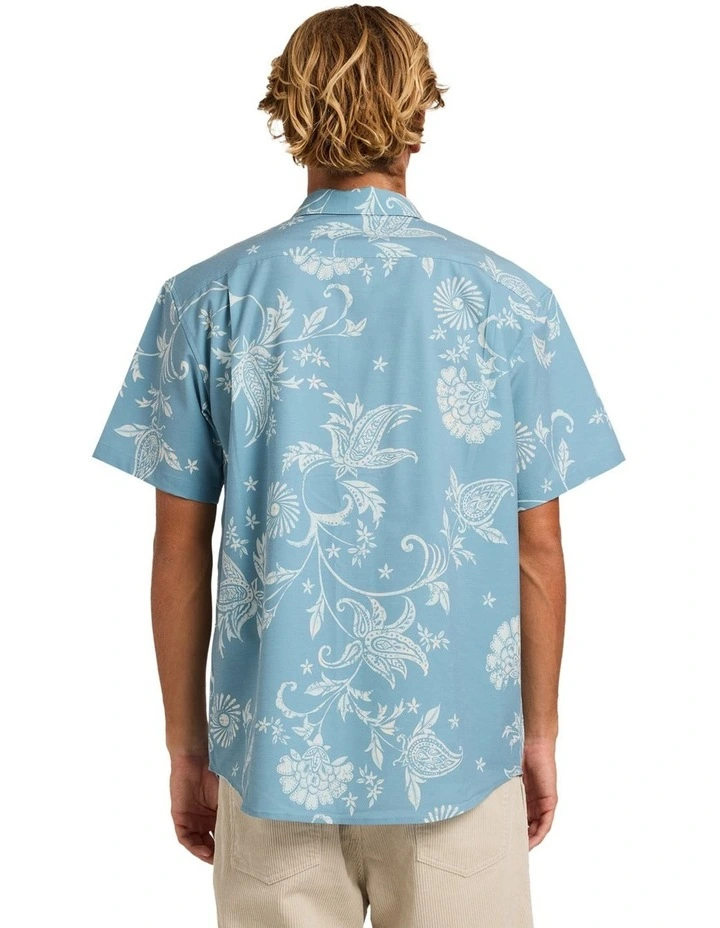 Cabana T-Shirt In Blue Fog image 2