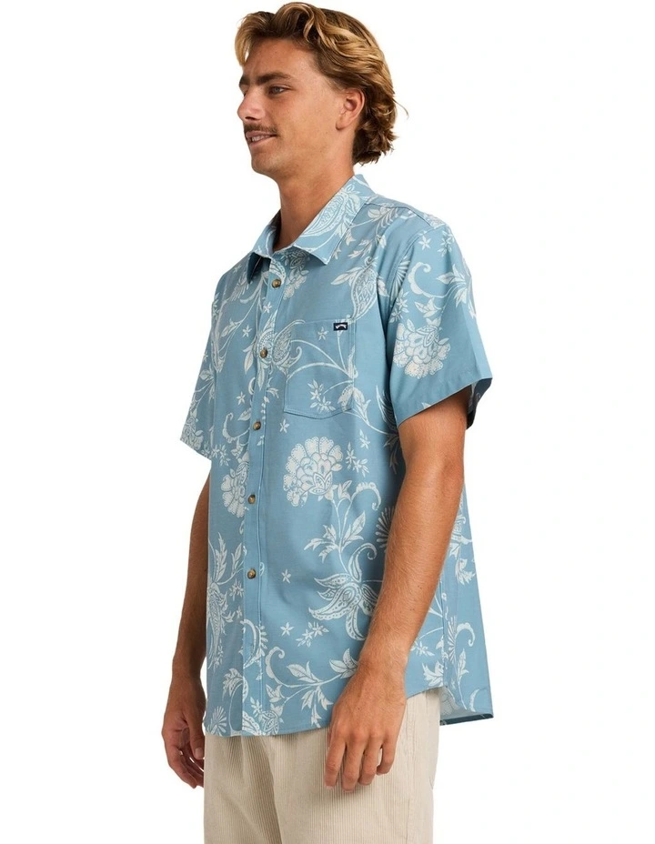 Cabana T-Shirt In Blue Fog image 3