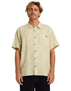 Reclner Shirt In Sand Khaki