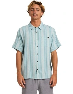 Sundays Jacquard Shirt In Silt Green