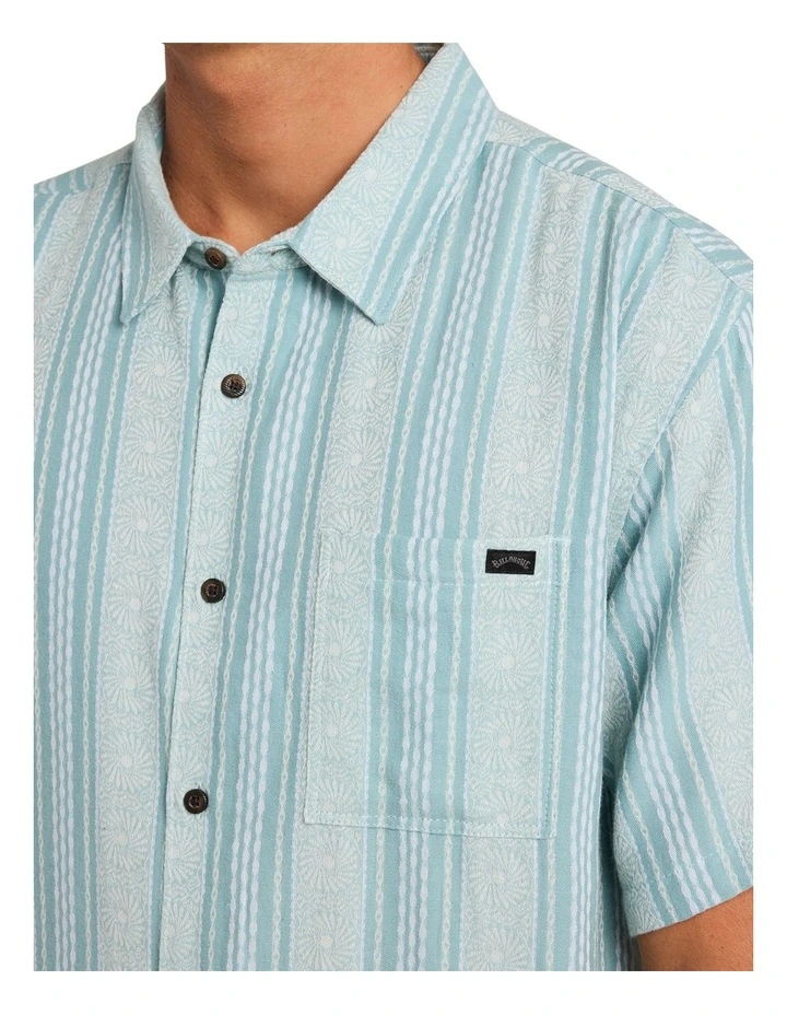Sundays Jacquard Shirt In Silt Green image 4