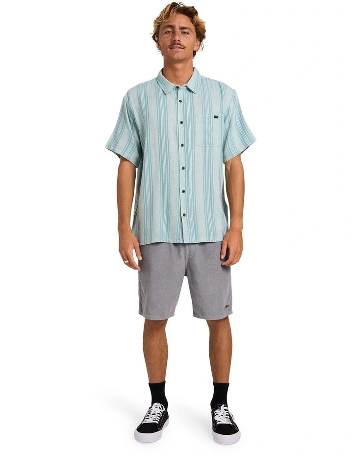Sundays Jacquard Shirt In Silt Green image 5