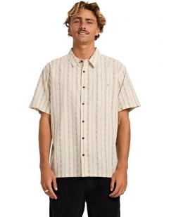 Sundays Jacquard Shirt In Khaki