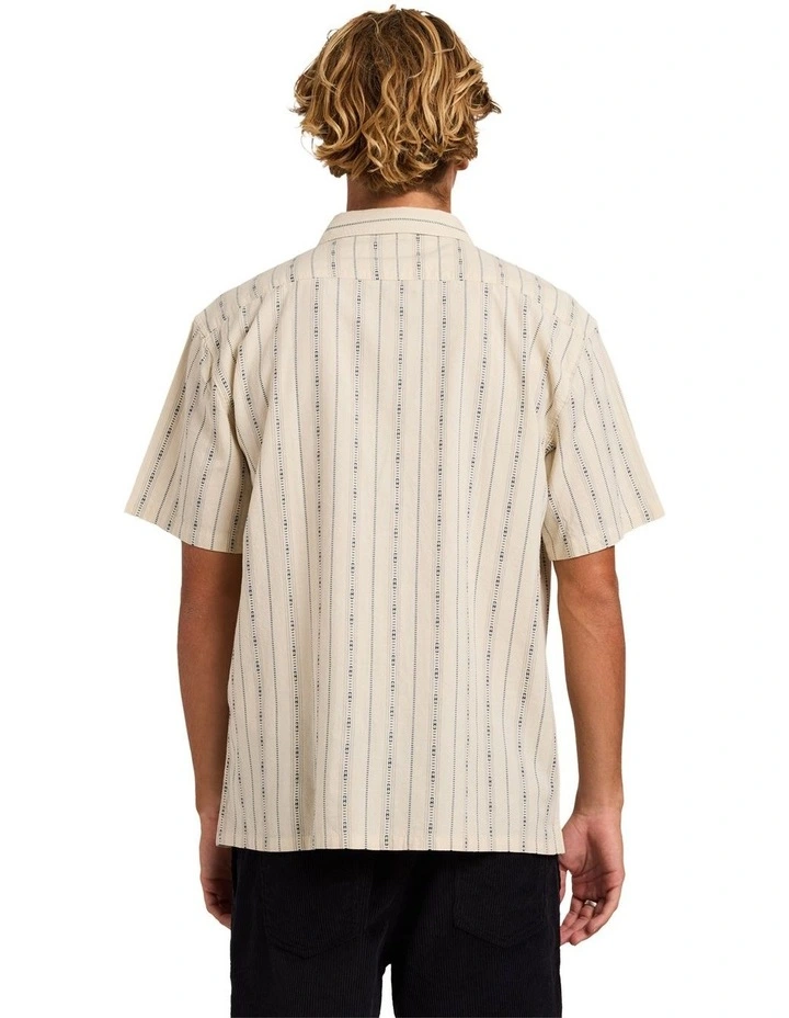 Sundays Jacquard Shirt In Khaki image 2