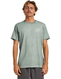 Big Wave Daz T-Shirt In Silt Green
