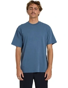 Premium Wave Wash T-Shirt In North Sea