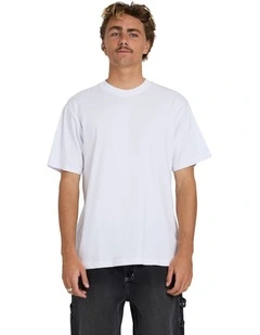 Premium Wave Wash T-Shirt In White