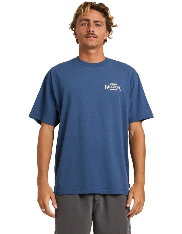 Crossboards T-Shirt In Dark Denim image 1