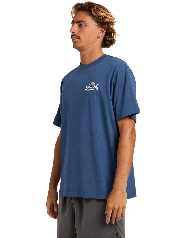 Crossboards T-Shirt In Dark Denim image 3