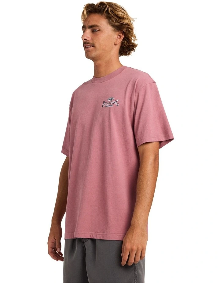 Crossboards T-Shirt In Red Dahlia image 3