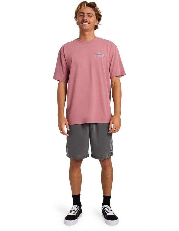 Crossboards T-Shirt In Red Dahlia image 5