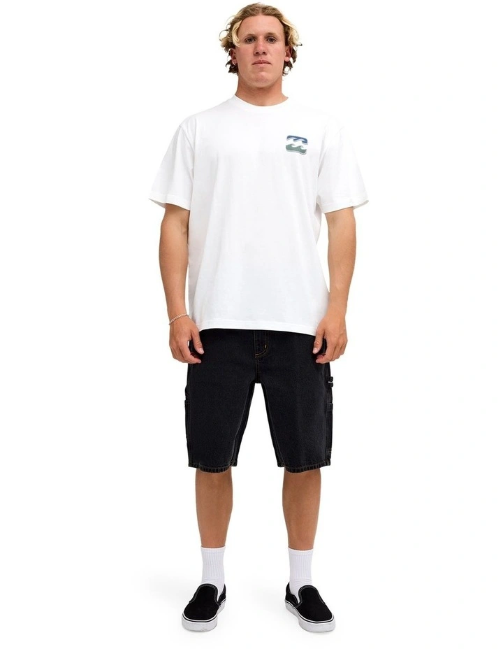Heritage Arch T-Shirt In Off White image 5