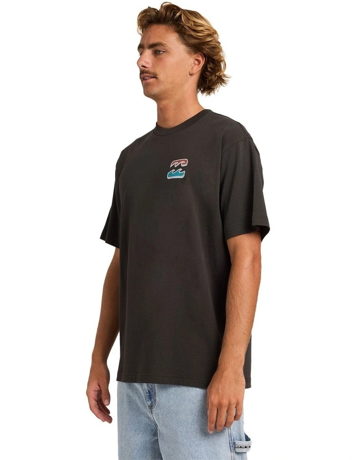 Heritage Arch T-Shirt In Raven image 3